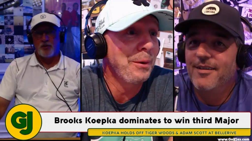 GOLFJAY: Koepka overpowers Bellerive, Tiger en route to third major (podcast)