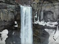 VIDEO: Snowy day at Taughannock Falls State Park