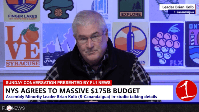SUNDAY CONVERSATION: Assembly Minority Leader Brian Kolb slams budget outcome, burden placed on Upstate