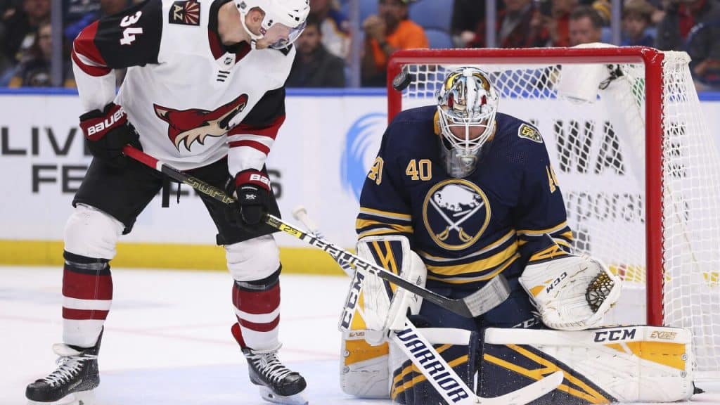 Sabres end October with shootout loss to Coyotes