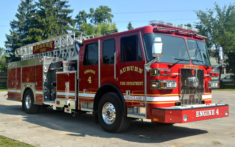 Fire displaces two families at Auburn duplex