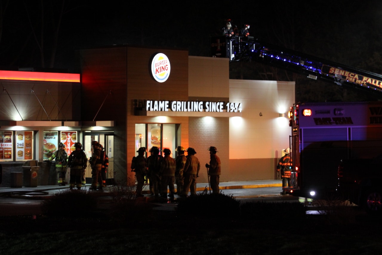 Fire reported at Burger King in Seneca Falls (photos)