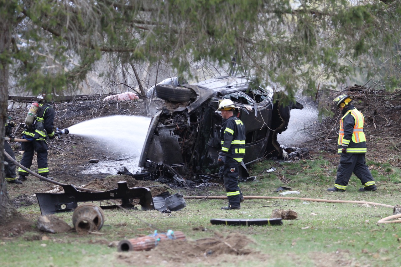 UPDATE: Waterloo firefighter credited with saving life of driver involved in fiery rollover crash on Rt. 96 (photos) UPDATE: Waterloo firefighter credited with saving life of driver involved in fiery rollover crash on Rt. 96 (photos)