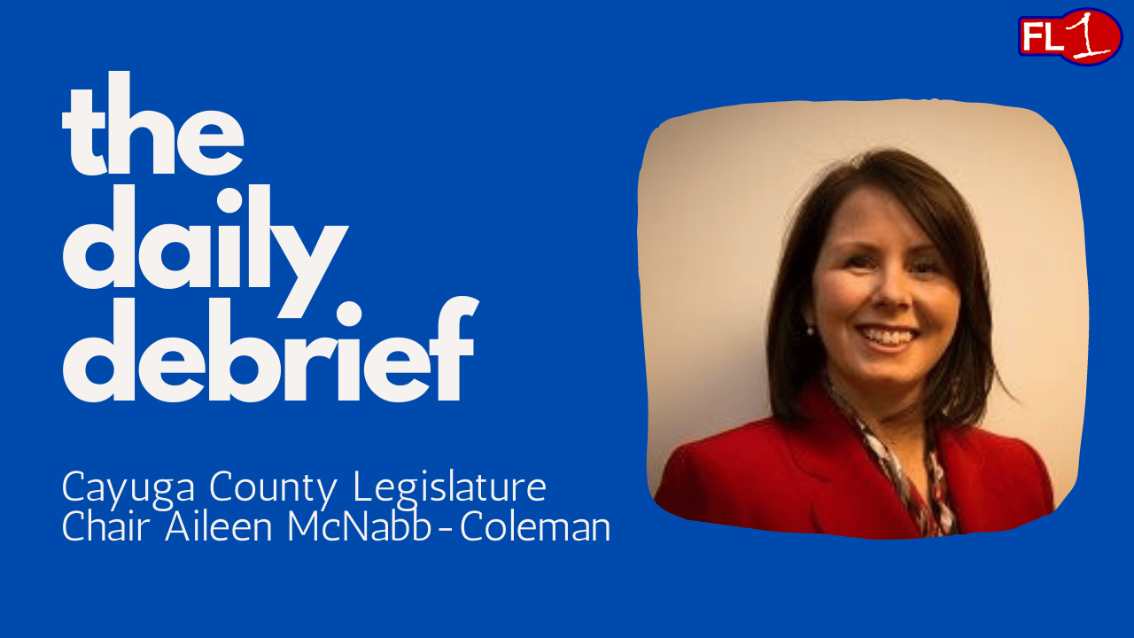 DAILY DEBRIEF: Cayuga County Legislature Chair Aileen McNabb-Coleman talks 2021 (podcast) DAILY DEBRIEF: Cayuga County Legislature Chair Aileen McNabb-Coleman talks 2021 (podcast)