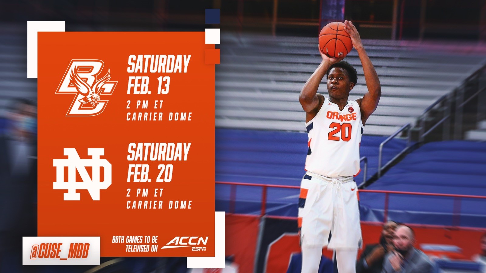Syracuse men's basketball announces schedule changes