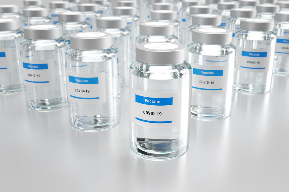 COVID-19 vaccine vials but the flu is coming too 