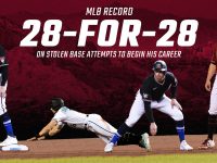 Auburn’s Locastro sets MLB record for consecutive stolen bases