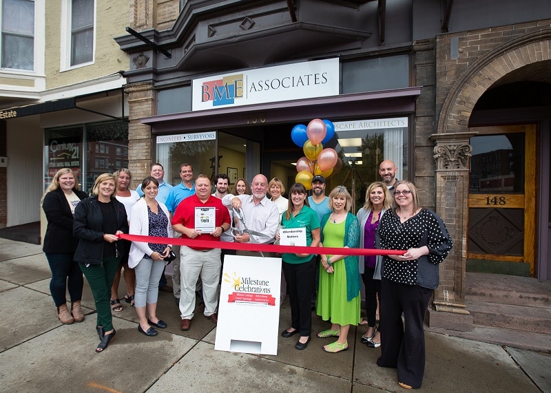 Geneva Area Chamber of Commerce celebrates BME Associates Member Milestone with ribbon cutting ceremony Geneva Area Chamber of Commerce celebrates BME Associates Member Milestone with ribbon cutting ceremony