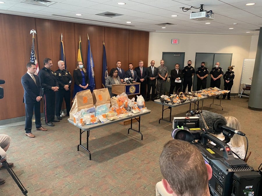 Drug bust in Rochester leads to seizure of 34 guns, 8,500 in cash, 6 kilos of cocaine and fentanyl, 26 arrests