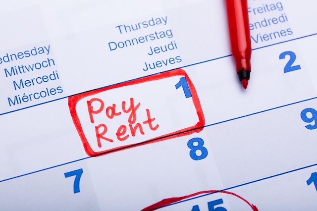 rental assistance available to those with a rent due date