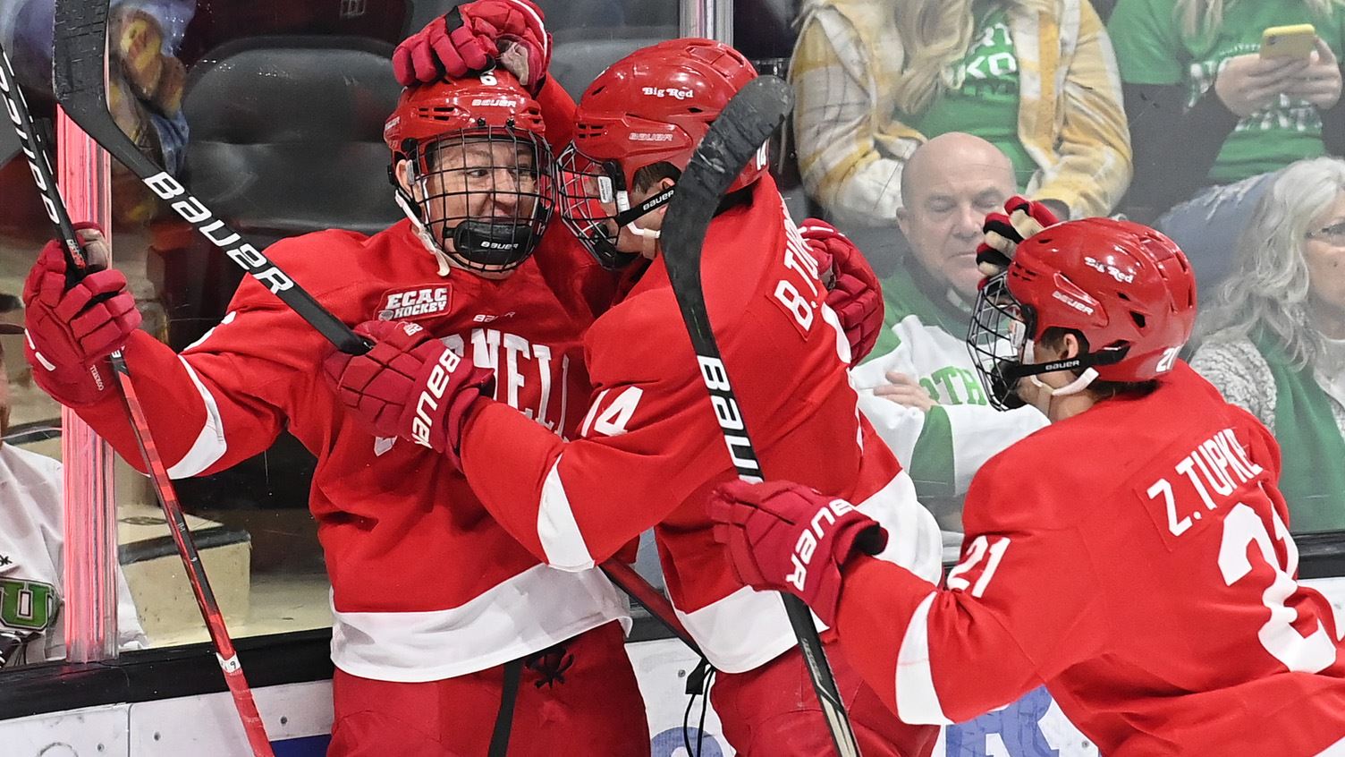 Cornell scores three unanswered goals in win over North Dakota Cornell scores three unanswered goals in win over North Dakota