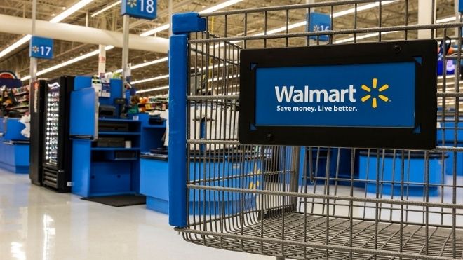 Walmart store, where the retailer is getting inventory under control like Target