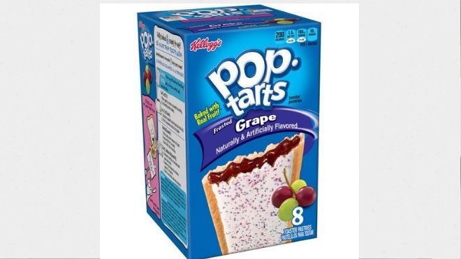 frosted grape Pop-Tarts 