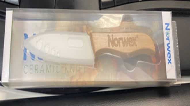 Recall: Ceramic knives causing laceration hazard