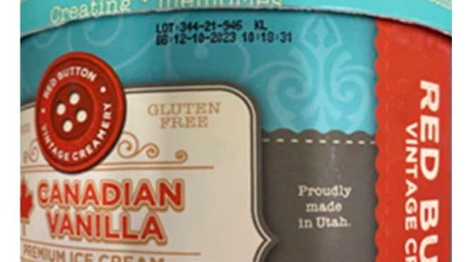 Recall: Undeclared allergen in ice cream Recall: Undeclared allergen in ice cream