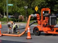 Auburn crew still working at sewage discharge site