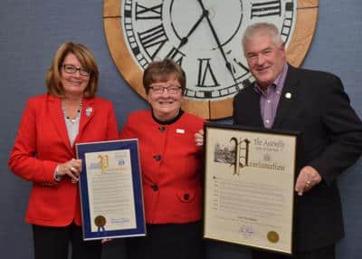 Canandaigua Mayor Ellen Polimeni honored by Assemblyman Kolb, Senator Helming
