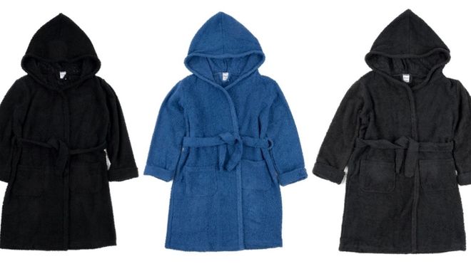 Recalled children's robes. Photo sourced from Consumer Product Safety Commission.