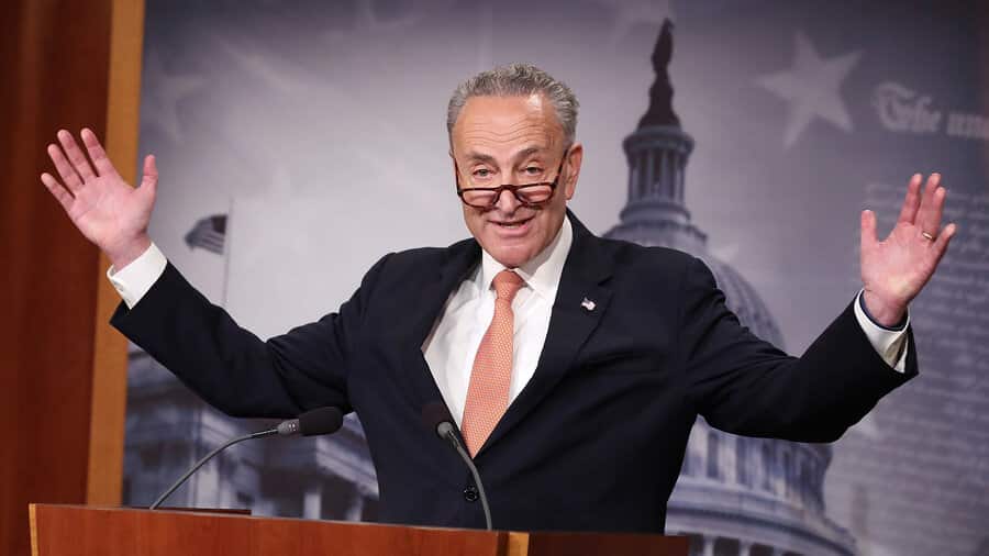Senate Republican blocks Schumer bid to end latest Trump tariffs Senate Republican blocks Schumer bid to end latest Trump tariffs