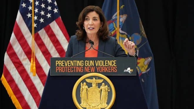 Hochul signs 10-bill gun control legislation into law