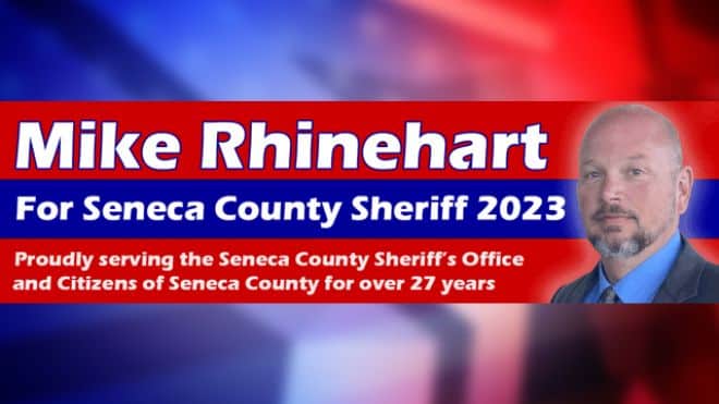 OP-ED: Rhinehart brings career experience to campaign for Seneca County Sheriff