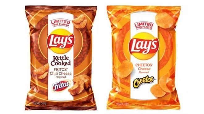 Lay's potato chips limited edition flavors.