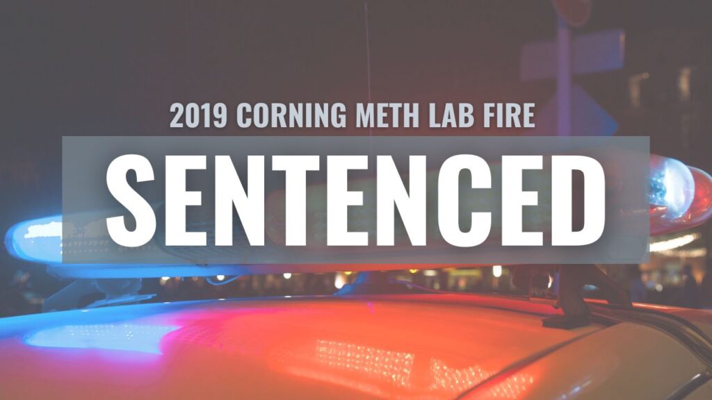 Corning: Second brother sentenced in 2019 meth lab fire