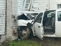 Off-duty Cayuga County jail supervisor crashes pickup truck into Moravia house: Charged with DWI, issued other tickets