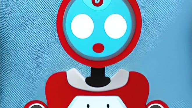 child robot used to help assess their mental health issues.