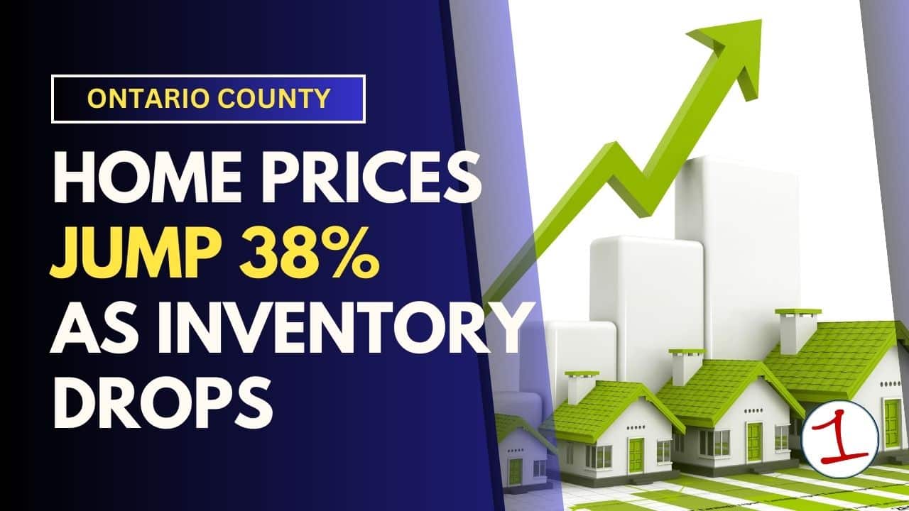 Ontario County sees 38 increase in median home price amid statewide inventory decline