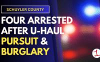 Burglary charges follow U-Haul pursuit in Schuyler County