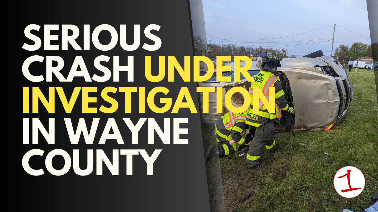 Serious rollover crash reported in Wayne County