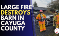 Fire destroys bar in Cayuga County