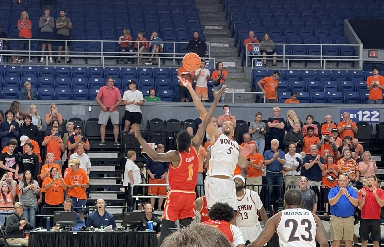 Boeheim’s Army cruises past Team Gibson after slow start in TBT Boeheim’s Army cruises past Team Gibson after slow start in TBT