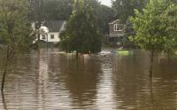 Flooding in Canandaigua on Sunday, July 9, 2023