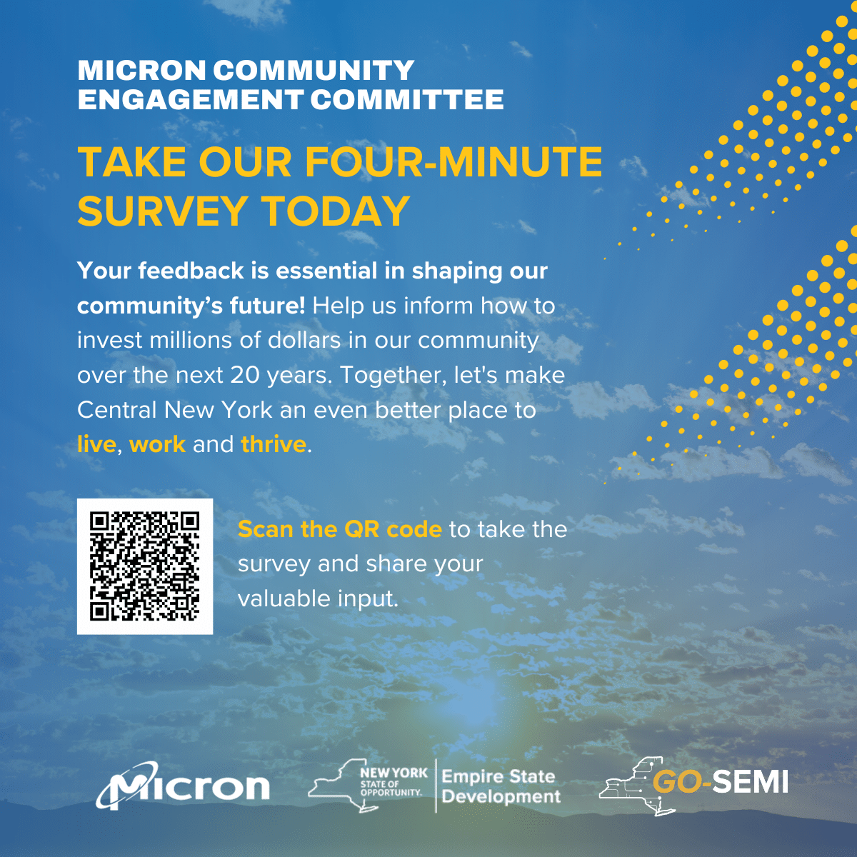 ANNOUNCEMENT: Micron Community Engagement Committee Survey