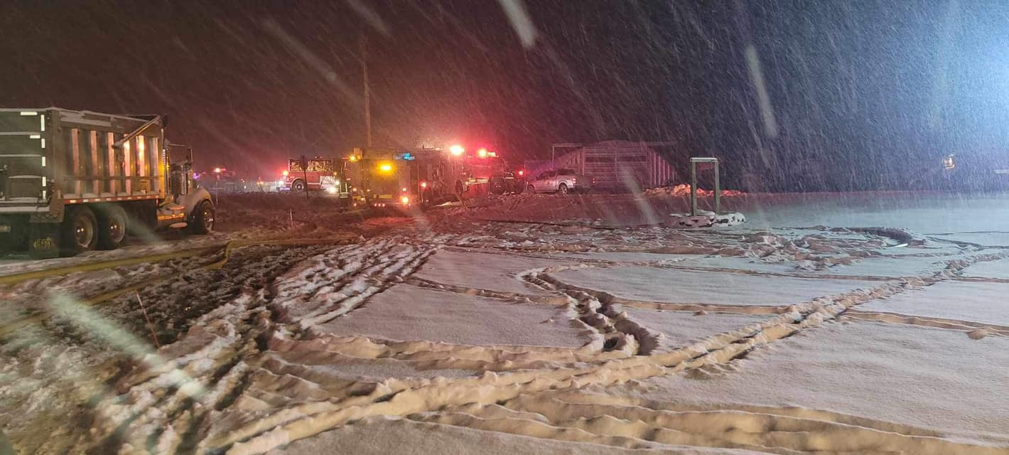 Dozen fire departments battle garage fire in Cayuga County (photos) Dozen fire departments battle garage fire in Cayuga County (photos)