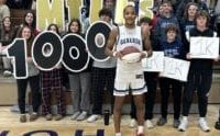 WEDNESDAY HS BASKETBALL SECTIONAL REPORT: Gananda's Miles Caviness scores 1000th point in win over Campbell-Savona; Newark girls top Wayne