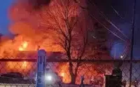 Massive fire devastates Hornellsville home; family and pets escape