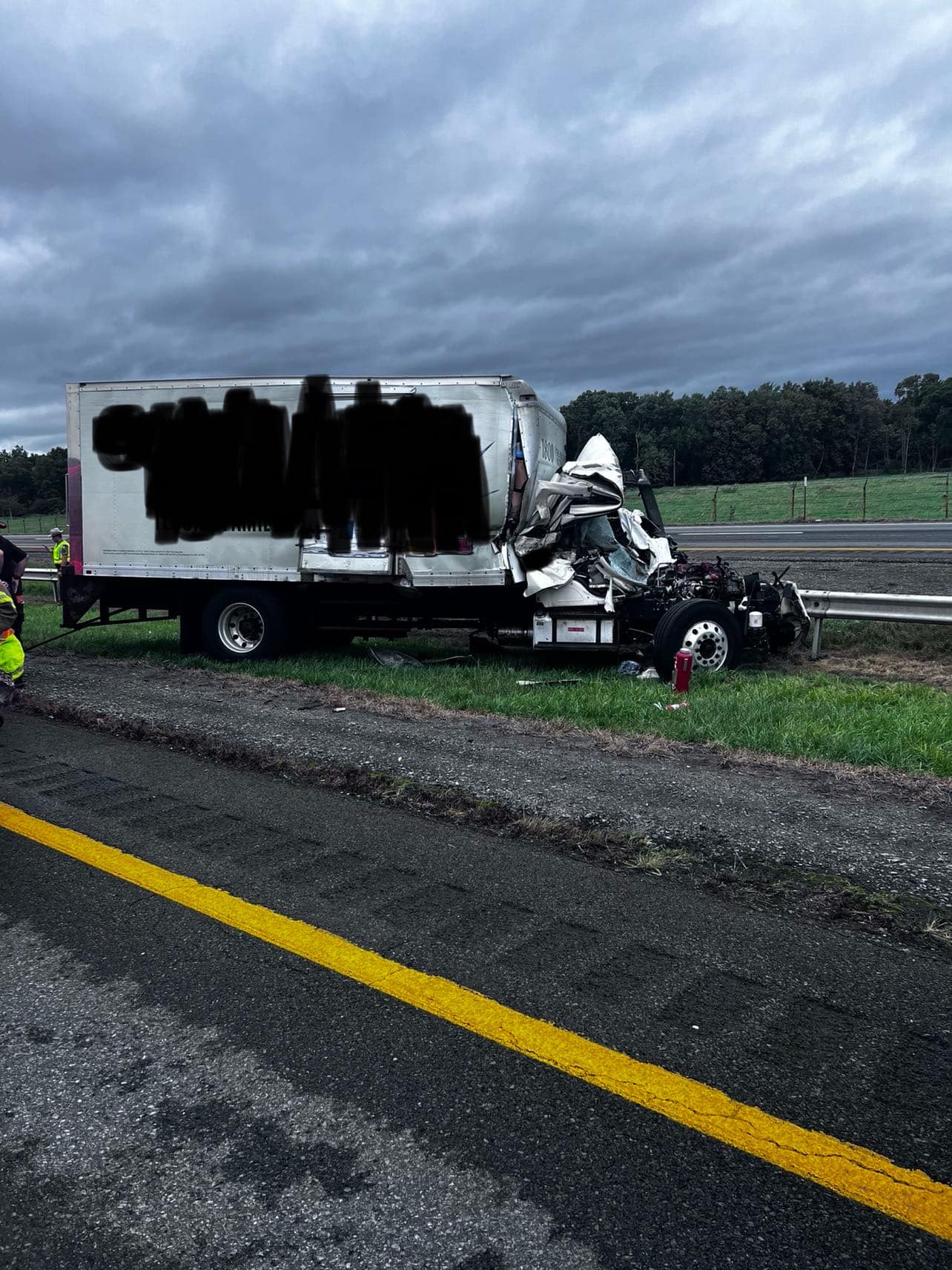 One airlifted from box truck crash on NYS Thruway in Tyre