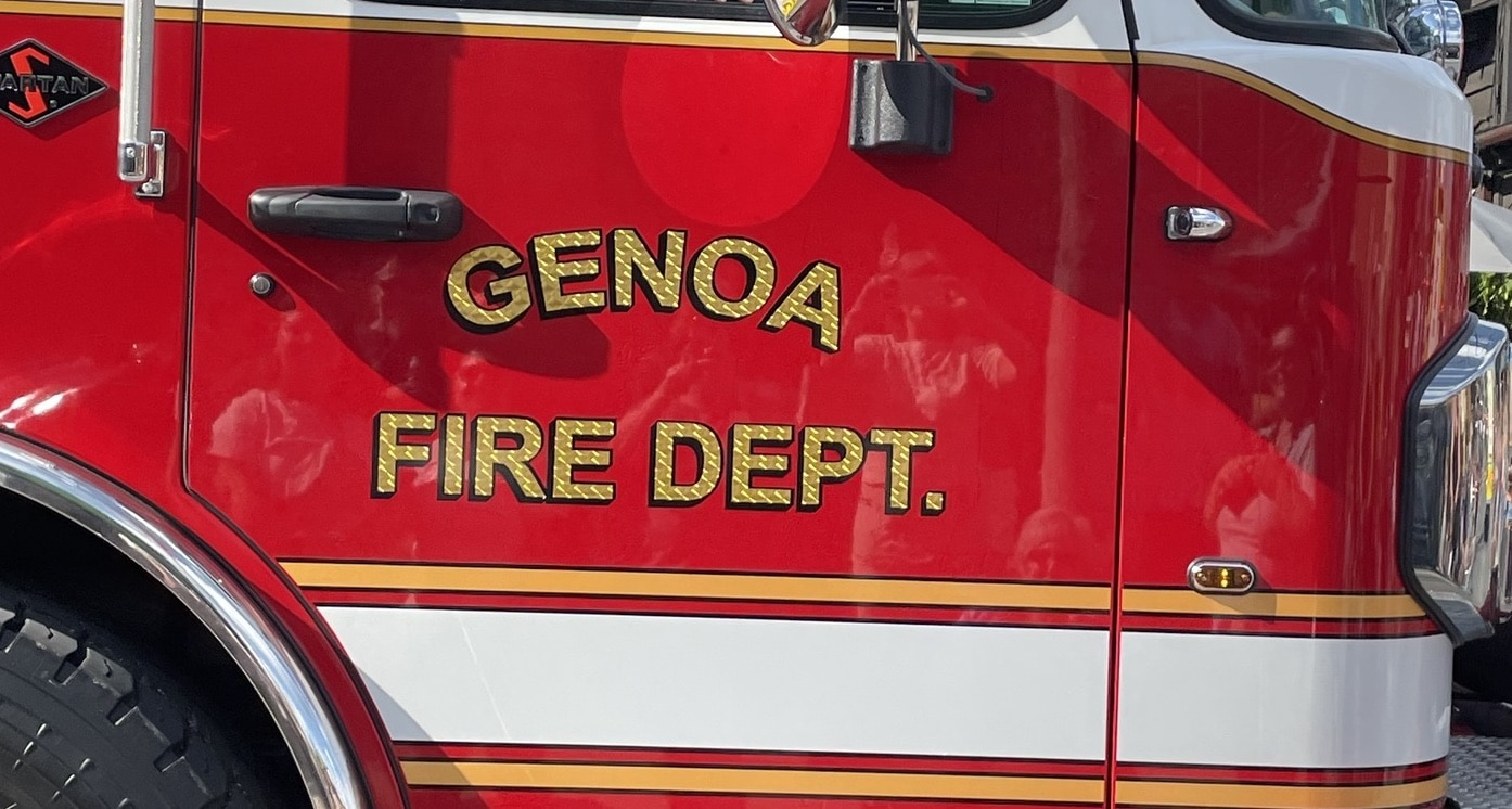 Two displaced after Genoa house fire; flames rekindle after firefighters bring it under control Two displaced after Genoa house fire; flames rekindle after firefighters bring it under control