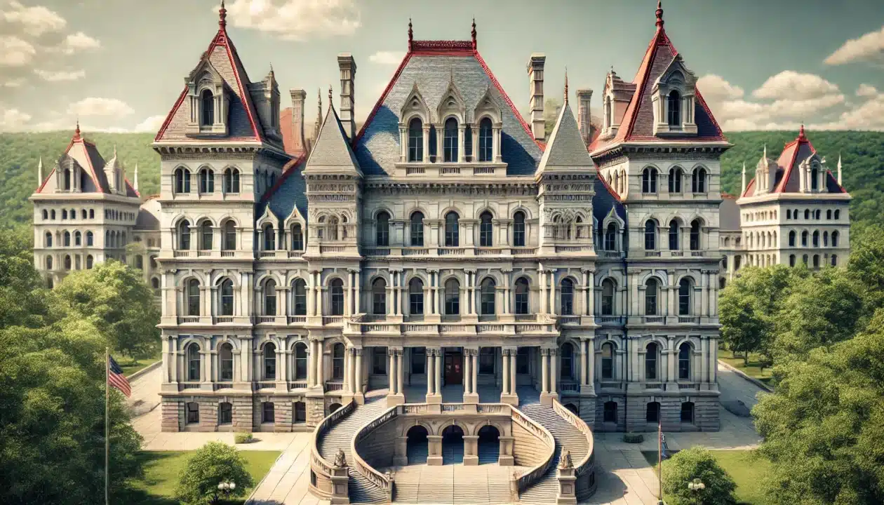 new york state capitol building in albany