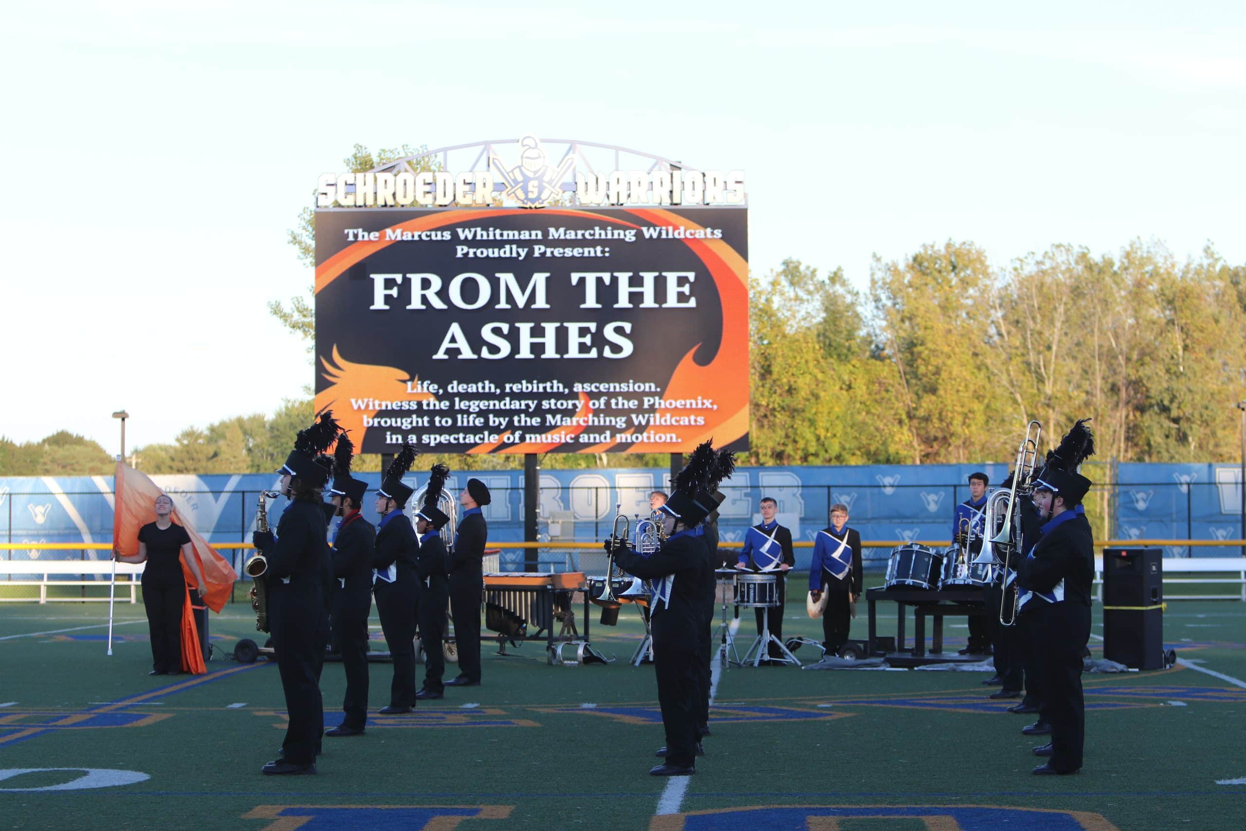 Marcus Whitman Marching Wildcats secure third place at state championships