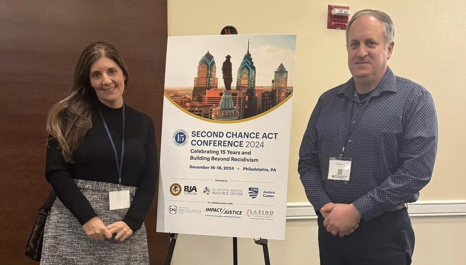 Schenck, Petrus shine light on local reentry efforts at national conference Schenck, Petrus shine light on local reentry efforts at national conference