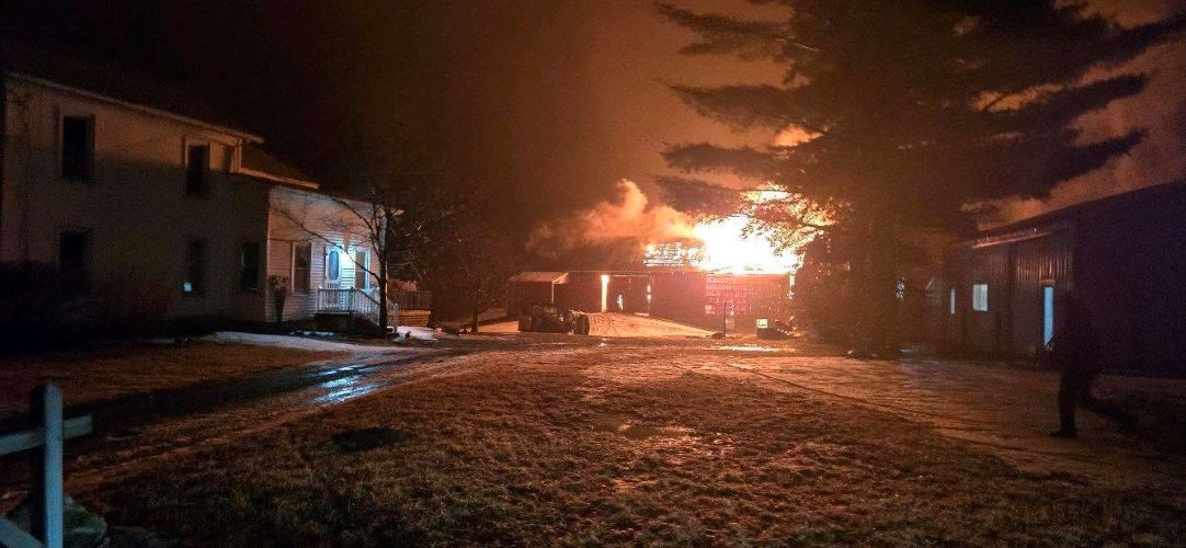 Firefighters battle large barn fire in Yates County: Investigation underway Firefighters battle large barn fire in Yates County: Investigation underway