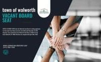 Walworth seeks applicants to fill vacant Town Board seat
