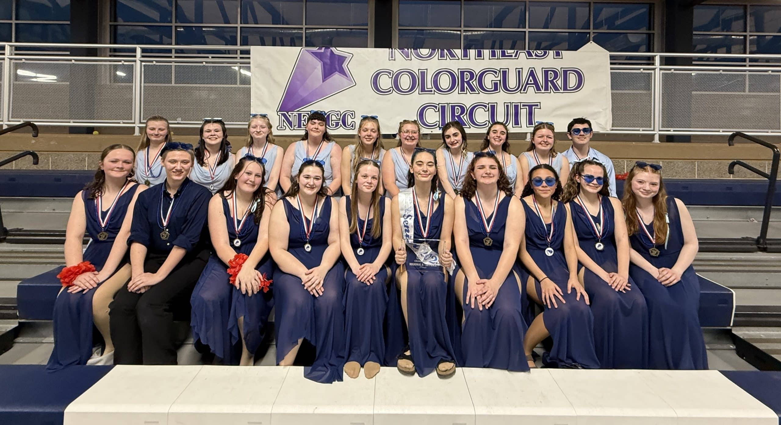 Whitman Winterguard takes gold at circuit championships