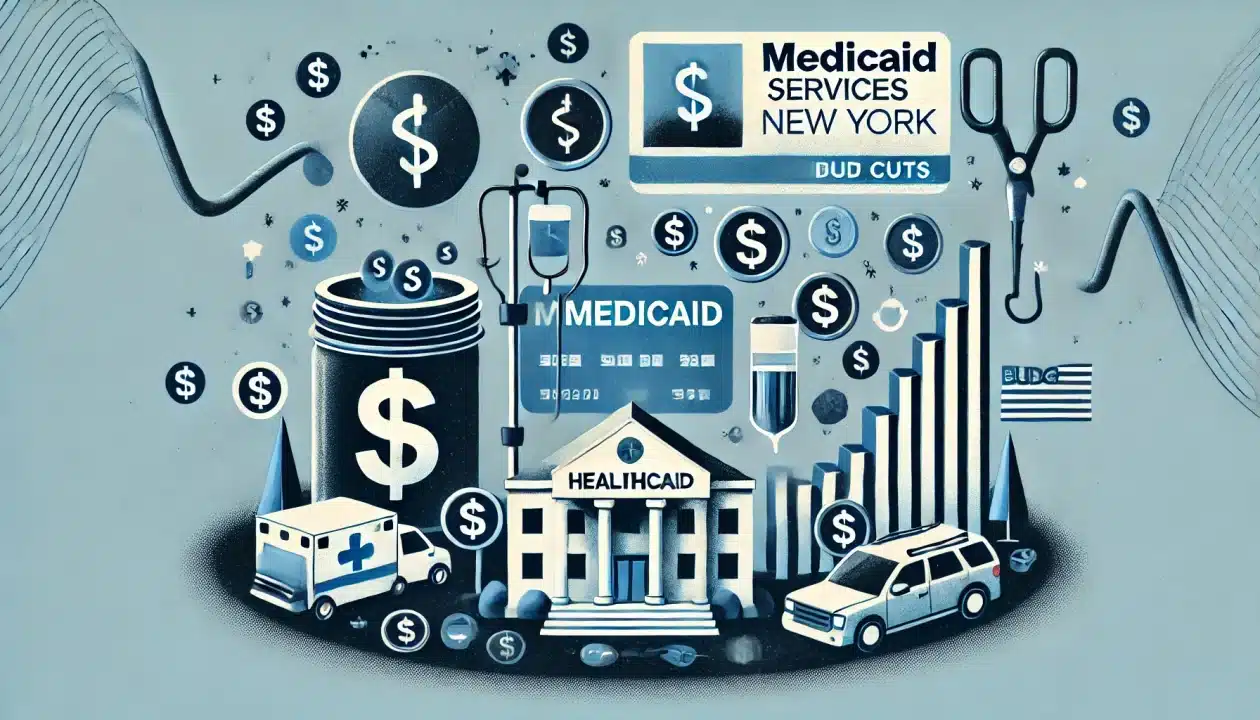 An illustration showing the complexities of Medicaid.