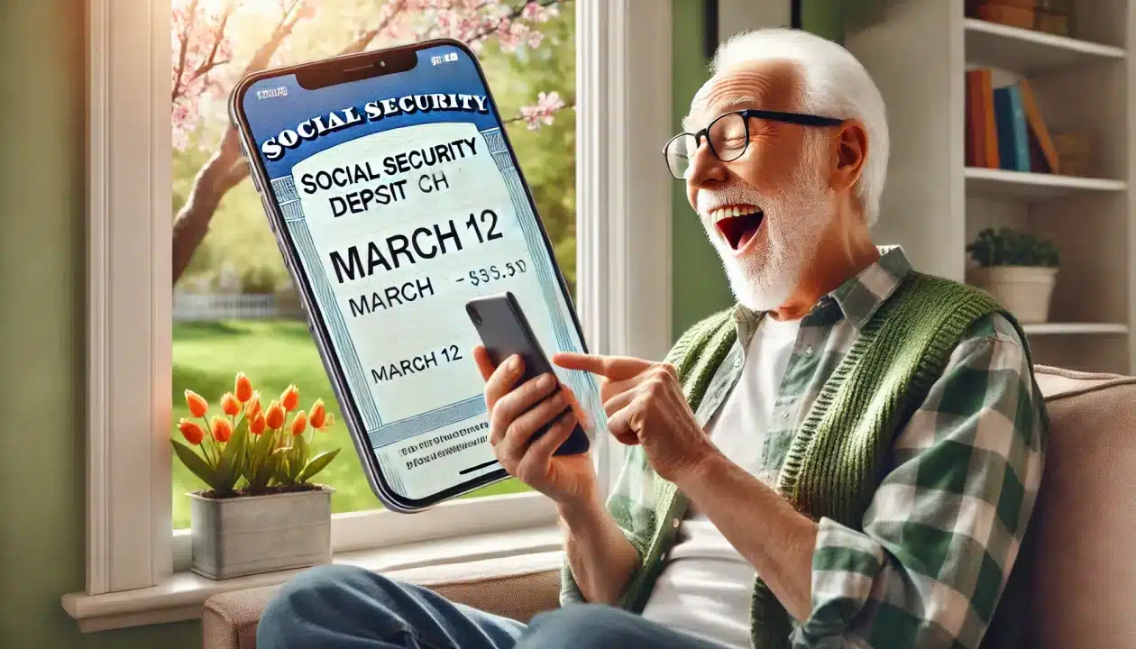 Social Security beneficiary receives $1,850 direct deposit payment on March 12, 2025