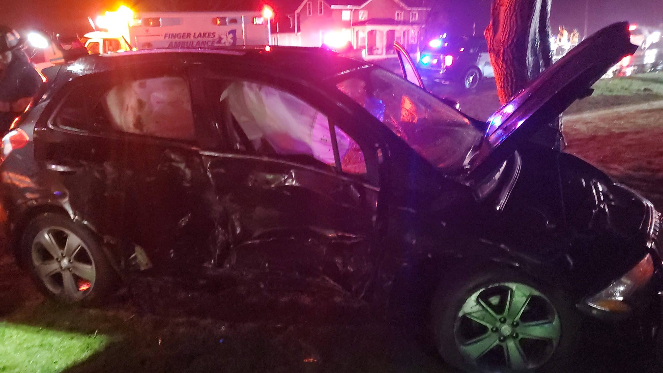 Three injured in Seneca Falls crash; driver ticketed for unlicensed operation